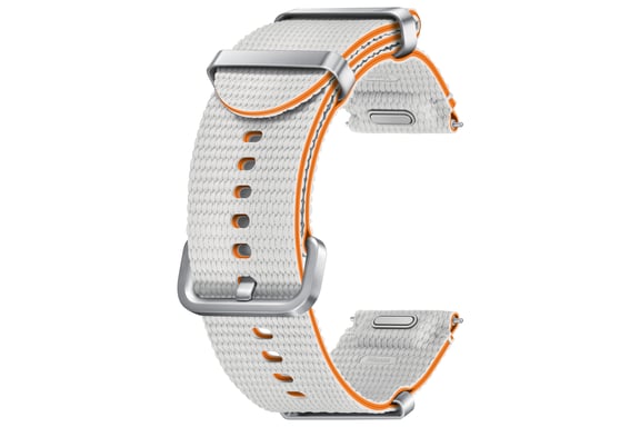 Samsung Original Athleisure Watch7 Bracciale per Galaxy Watch 4 / 5 / 6 / 7 (20 mm) - M/L - Argento