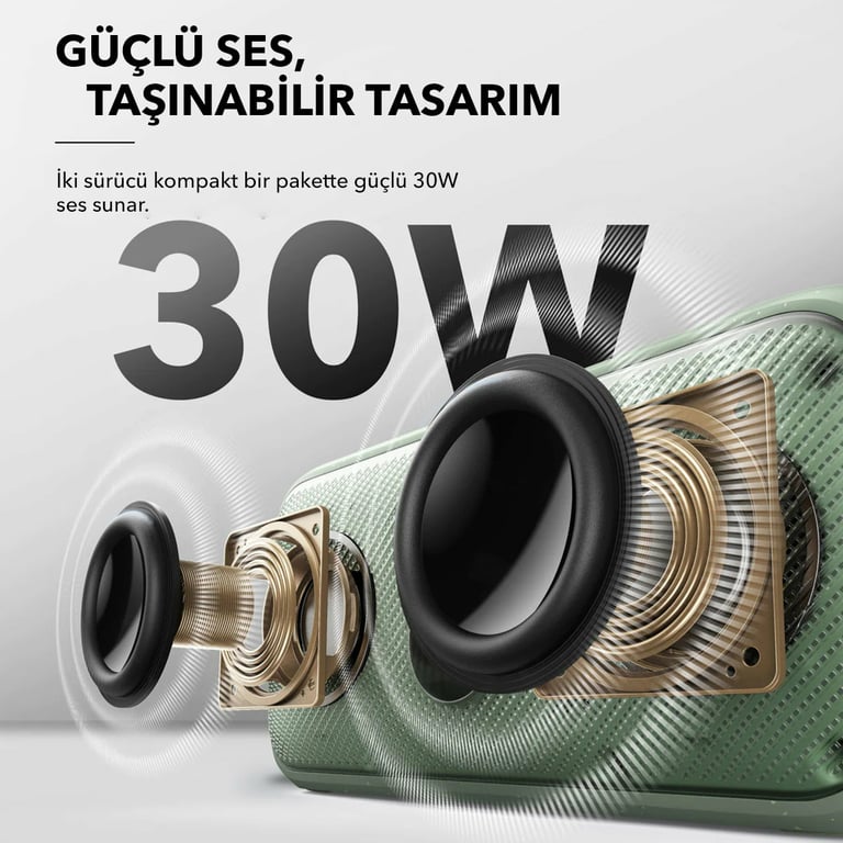 Enceinte Bluetooth Soundcore Motion 300 – Contrôle via appli Résistante à 'eau givre Neuf - vue 2