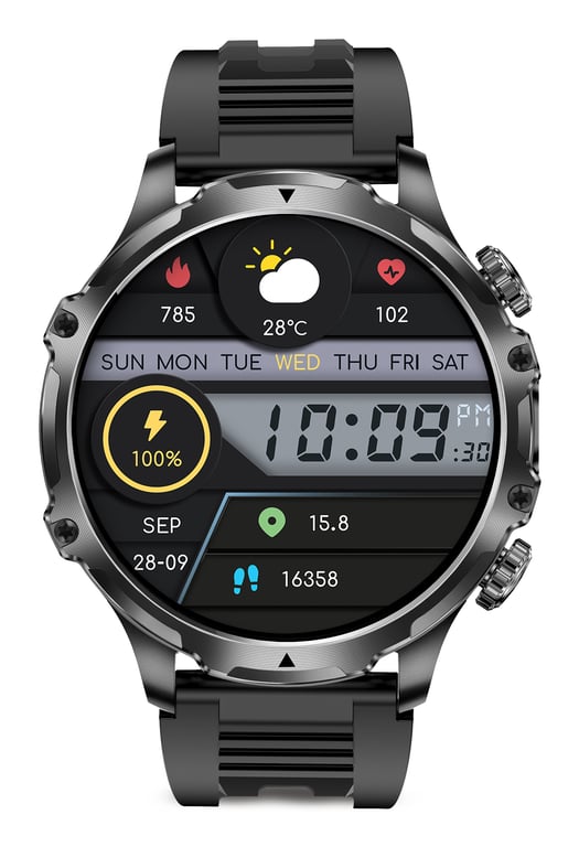 Montre Connectée KSIX Venture Appels Notifications Santé 24h24 Autonomie 10 Jours 100 Modes Sportifs Contrôle Appareil Photo à Distance Neuf - vue 2