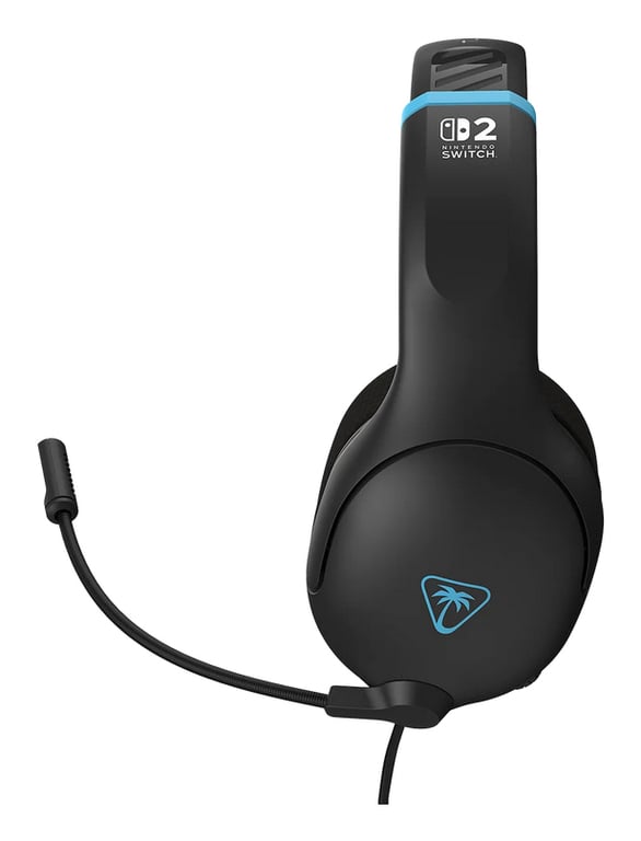 Turtle Beach Airlite Fit Noir Anthracite Casque de gaming filaire sous licence officielle pour Nintendo Switch 2, Nintendo Switch Lite - Modèle OLED - Neuf
