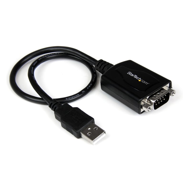 StarTech.com Câble Adaptateur USB vers Série DB9 RS232 Mémorisation de Port COM / 30 cm