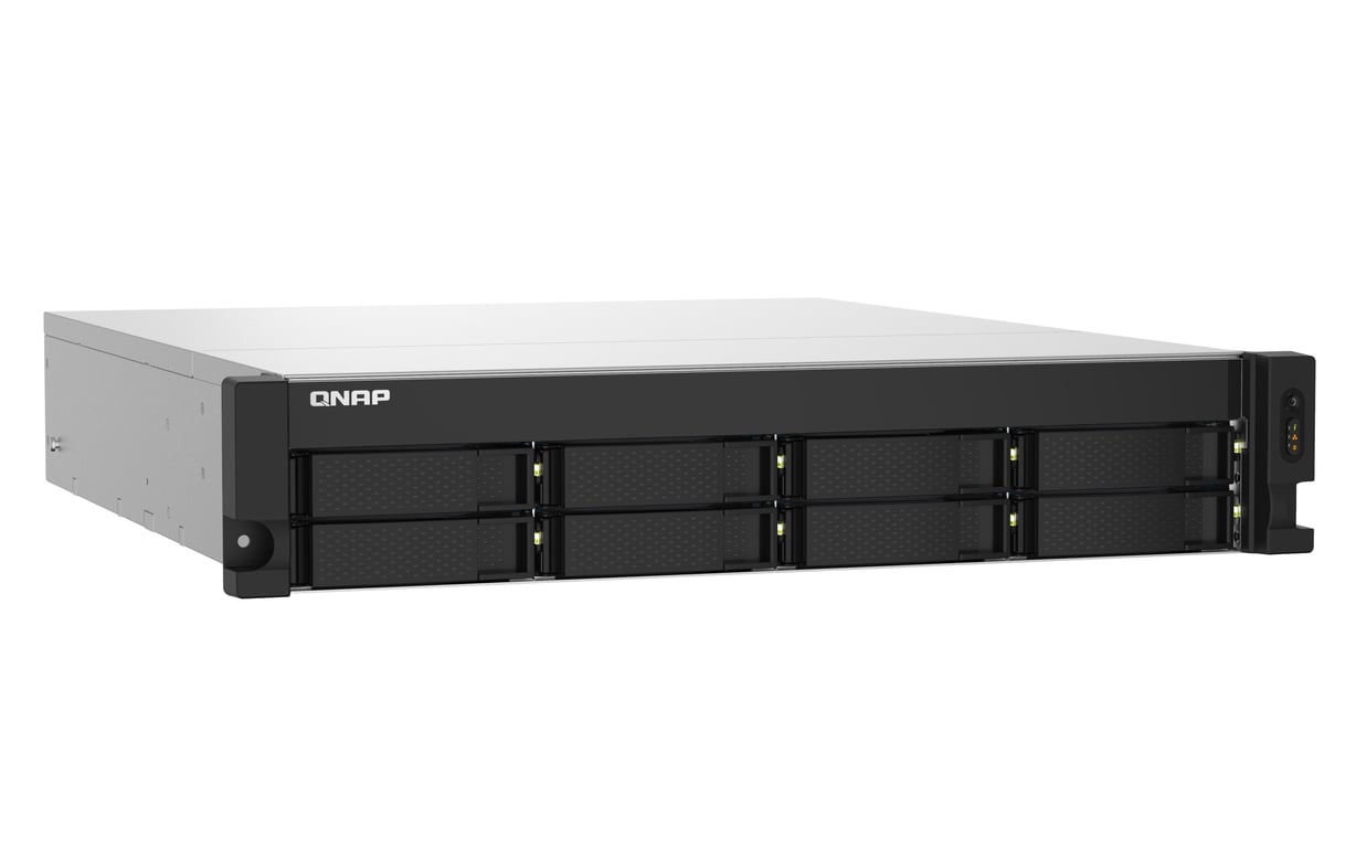 QNAP TS 832PXU NAS Rack 2 U Annapurna Labs AL324 4 Go DDR4 0 To QNAP Turbo System Aluminium Neuf - vue 3