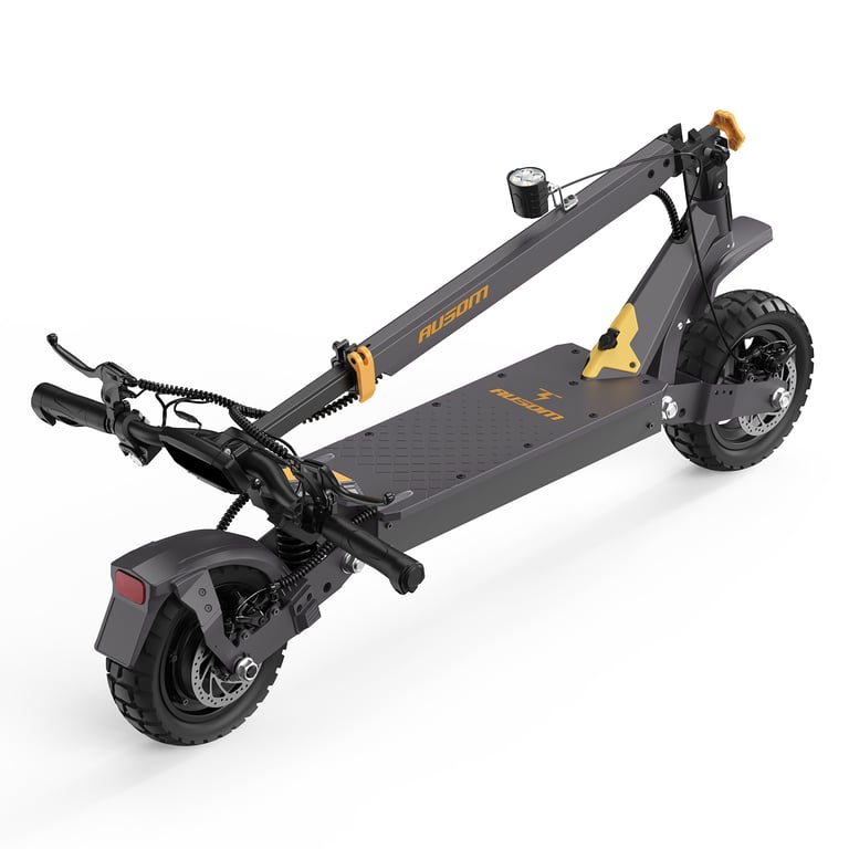 Ausom Trottinette Électrique Pliable L1, Moteur 800W, Batterie 48V 15.6Ah, Autonomie de 70 km, Vitesse Maximale de 45 km/h, NFC Déverrouillage - Neuf Noir - vue 3