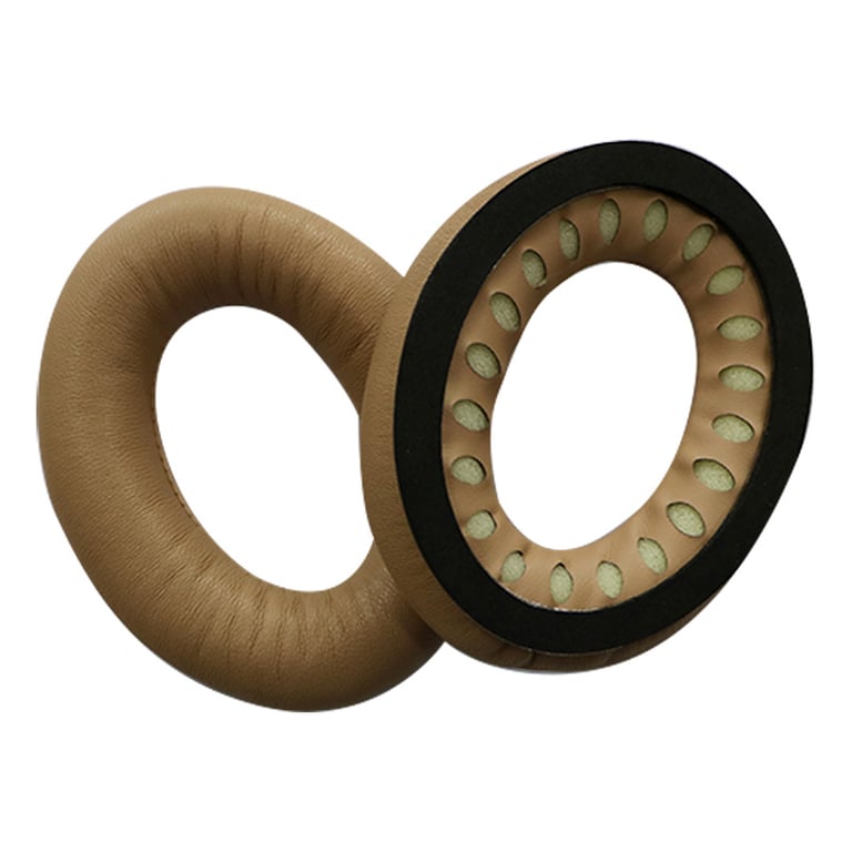 Coussinets d'oreille pour Bose QC35 en cuir véritable Khaki - Neuf