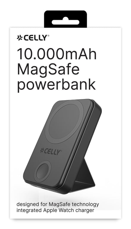 Celly MAGPBW10000BK banque d'alimentation électrique 10000 mAh Recharge sans fil Neuf - vue 3