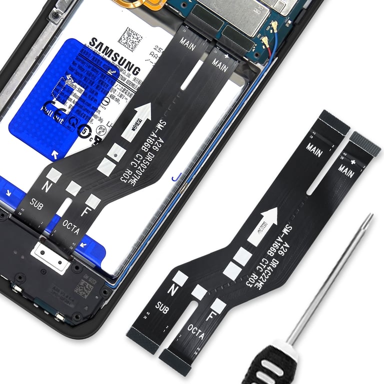 Samsung Nappe Principale pour Galaxy A26 Connecteur Originale liaison Carte Mère - vue 4