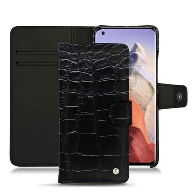 Xiaomi Mi 11 Ultra funda de piel - Solapa billetera - Negro - Cueros especiales
