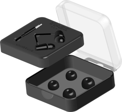 K Ecouteurs intra-auriculaires, Noir De Jais