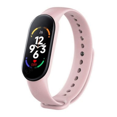 Bracelet intelligent MyTime MT7 TFT IP67 avec moniteur de fréquence cardiaque et de pression artérielle/social/sommeil rose