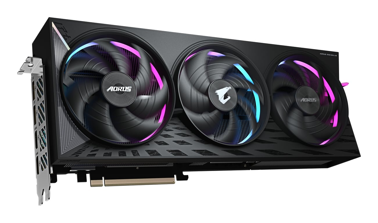 Carte graphique GIGABYTE AORUS Radeon RX 9070 XT ELITE - vue 3