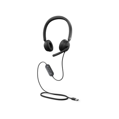 Microsoft Modern USB Headset Cuffie con cavo per desktop/centro chiamate USB Type-A Nero