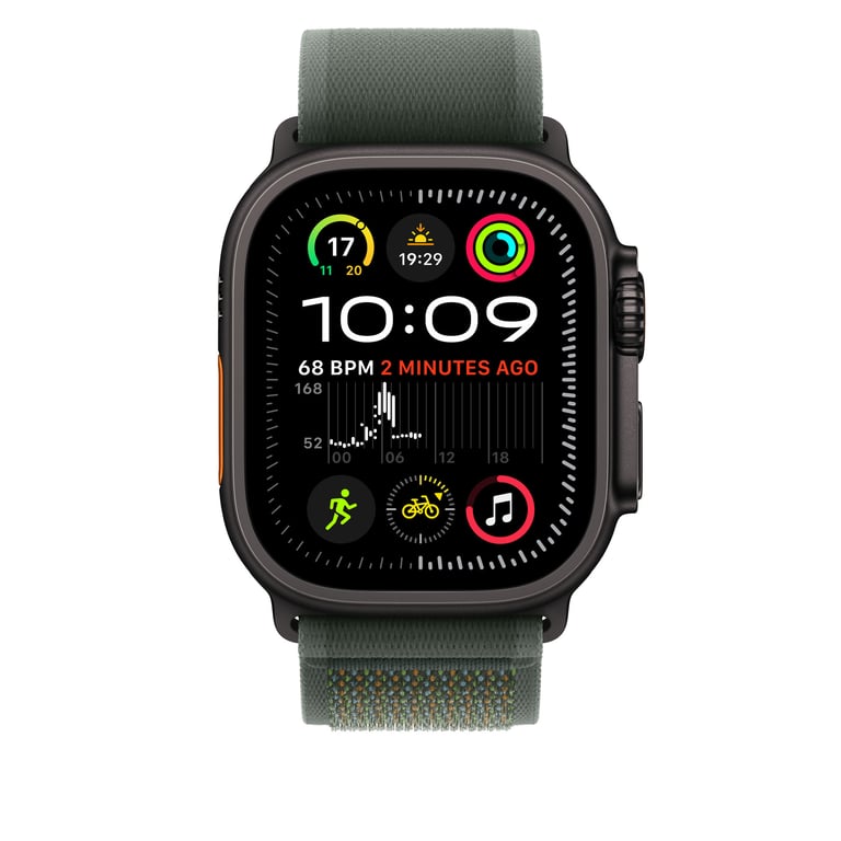 Apple MYQ33ZM/A accessoire intelligent à porter sur soi Bande Vert Nylon, Polyester, Spandex, Titane - Neuf