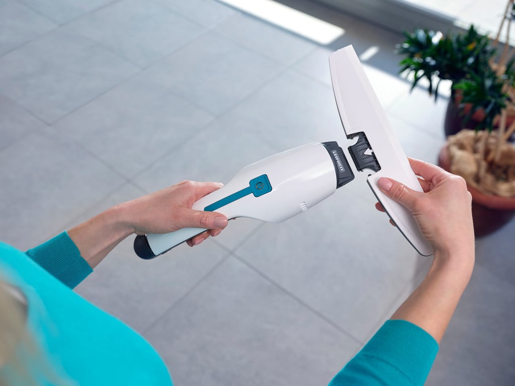 Leifheit Aspirateur à vitres et salle de bains Nemo lave vitre électrique avec boîtier étanche idéal pour la douche nettoyage fenêtres surfaces lisses sans trace ni goutte utilisable 45 min à 360° - vue 7