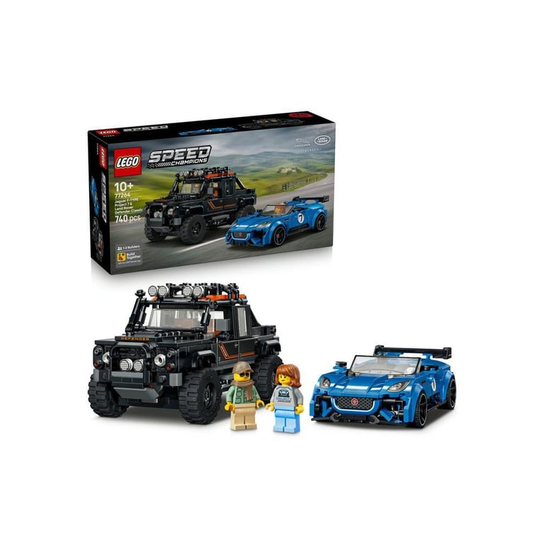 LEGO Speed Champions 77264 - Ensemble 2 véhicules Jaguar Project 7 & Defender