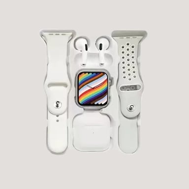 Smartwatch T55 Pro Max Pack - Blanc