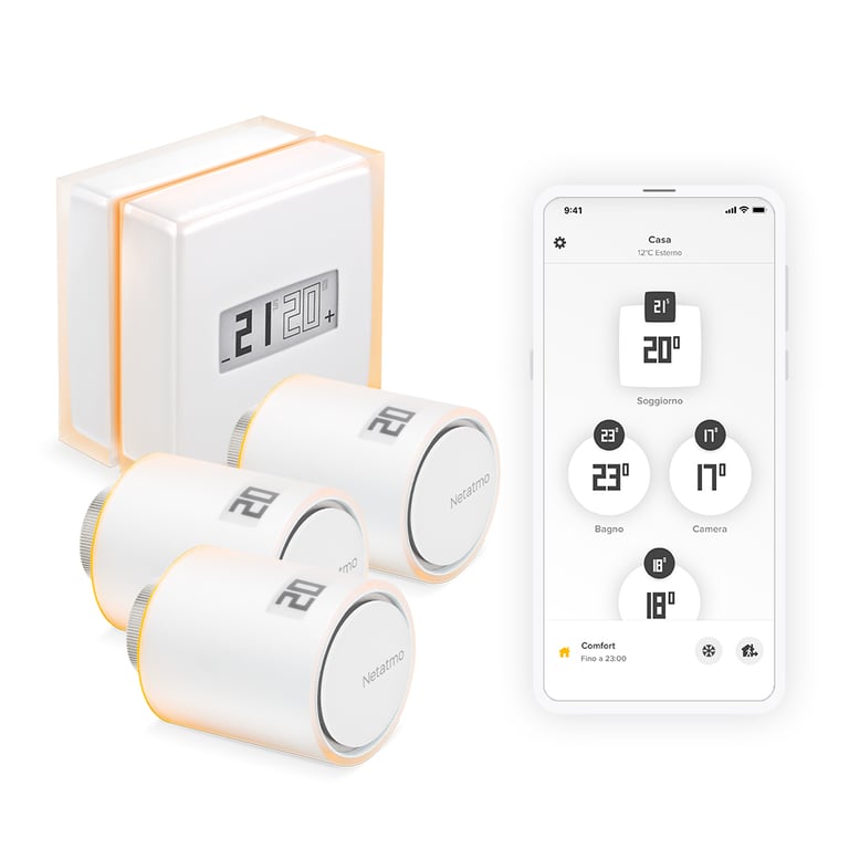 Netatmo NBU NTH NAV thermostat RF Neuf - vue 3