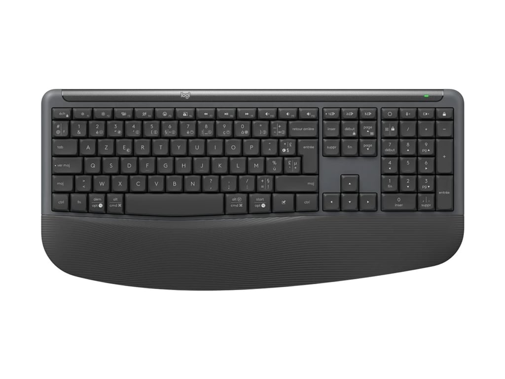 Logitech Signature Comfort Plus Combo MK880 for Business Ensemble clavier et full size avec Indicateur de niveau de batterie à LED sans fil USB C Bluetooth LE AZERTY Français - vue 2