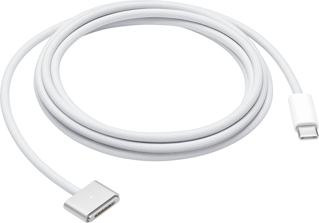 Apple Mlyv3Am/A Câble Usb 2 M Usb C Magsafe 3 Blanc - Excellent État