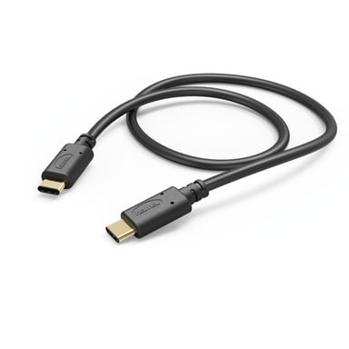 Câble de charge/données, USB Type-C - USB Type-C, 1,5 m, noir