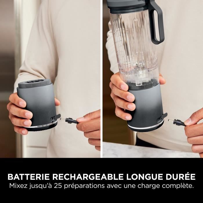 Blender portable NINJA Blast Max BC251EUSL bol 530 ml autonomie 2h sans fil sans BPA - vue 7