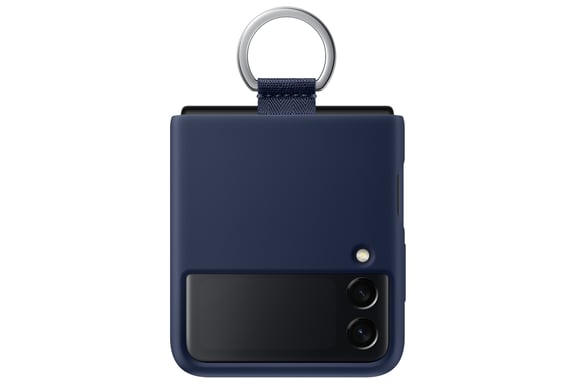 Cover per Samsung Galaxy Z Flip 3 in silicone con anello