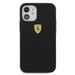 Custodia Ferrari per iPhone 12 mini 5,4'' nero On Track Silicone