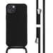 imoshion Coque en silicone avec cordon pour iPhone 14 Plus - Noir