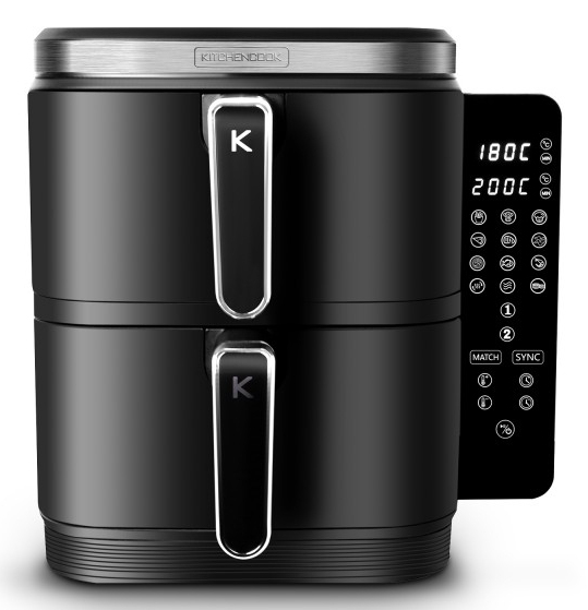 Double Friteuse à Air Paniers Superposés ¿ Airflow 12 Kitchencook - vue 2