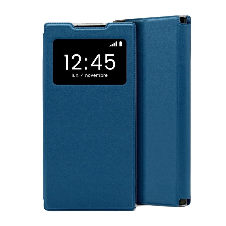 Etui Folio compatible Bleu Xiaomi Mi 9 Lite