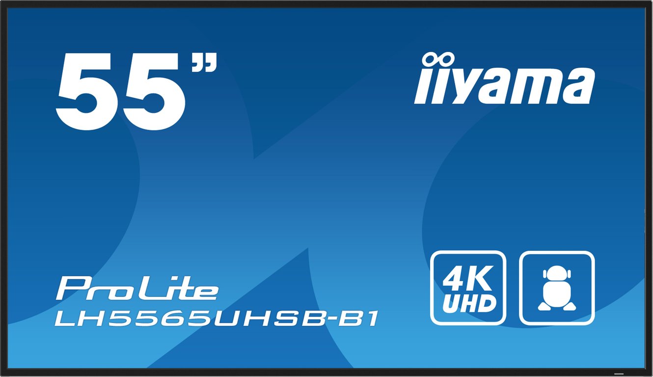 iiyama ProLite LH5565UHSB B1 Classe de diagonale 55 54.6 visualisable écran LCD rétro éclairé par LED signalisation numérique Android 4K UHD 3840 x 2160 - vue 4