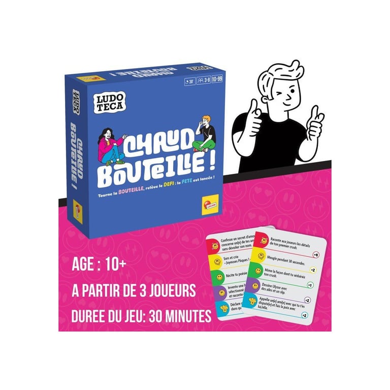Jeu De Défis Lisciani Giochi – Chaud Bouteille! 3 À 8 Joueurs Dès 10 Ans - vue 3