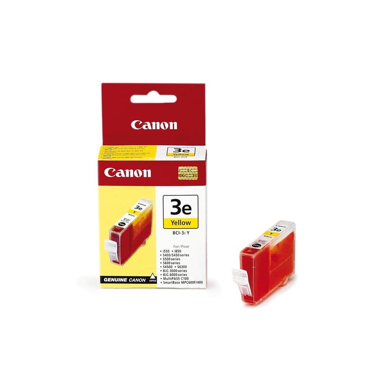 Canon BCI-3EY cartouche d'encre 1 pièce(s) Original Jaune - Neuf