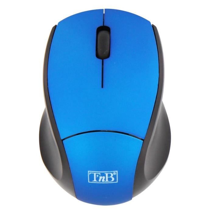 Souris sans fil T'nB Miny (Noir/Bleu) - Neuf