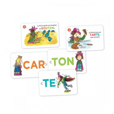 Jeu de cartes amusant Le Prince de Motordu pour des heures de divertissement