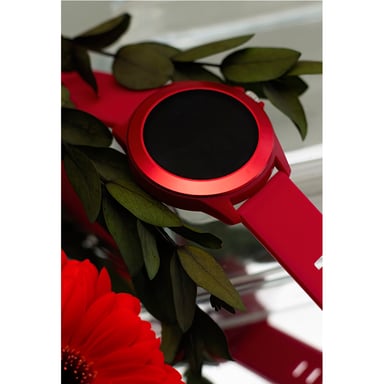 Forever Colorum, montre connecté bluetooth 5.0 IP68, Rouge