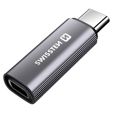 Swissten Adaptador carga USB-C-Lightning 3A Swissten Gris