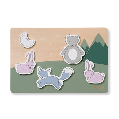 N Fit Forest Puzzle de madera para niños - Juguete educativo