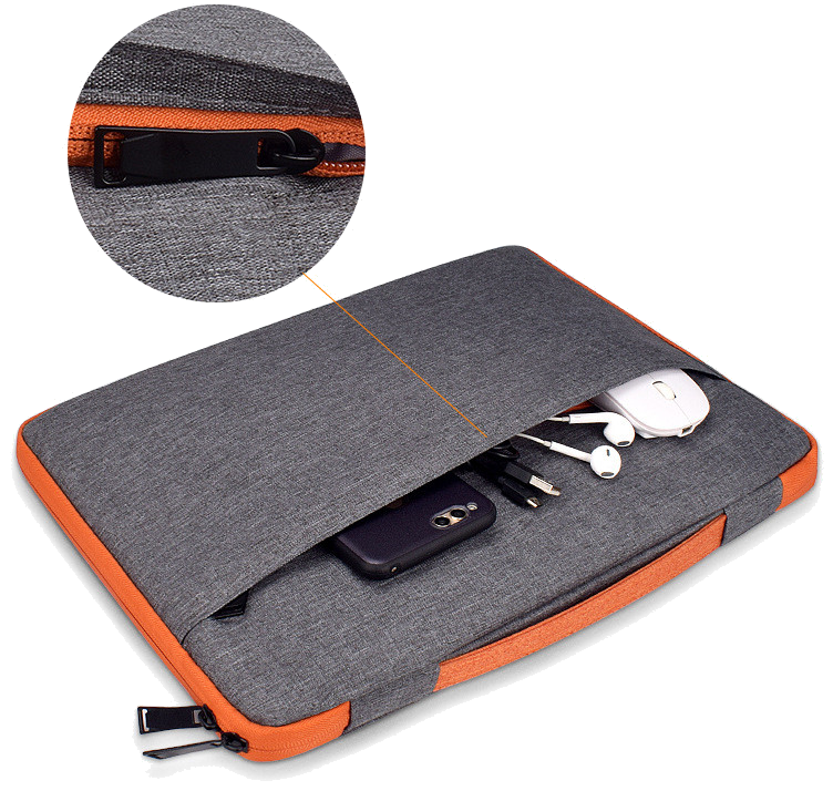 Sacoche Bord 13' pour PC ASUS ZenBook Housse Protection Pochette Ordinateur Portable  13 Pouces (GRIS)
