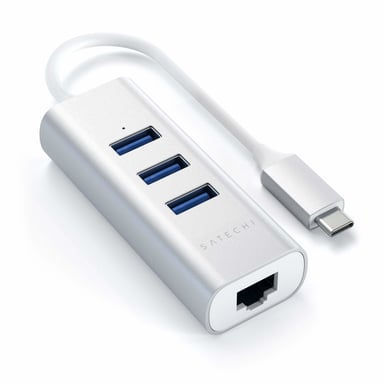 Satechi ST-TC2N1USB31AS Docking Station USB 3.2 Gen 1 (3.1 Gen 1) Type-C argento