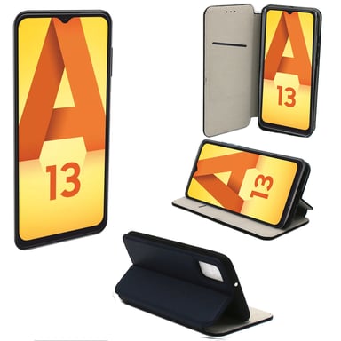 Samsung Galaxy A13 4G Etui housse rabat protection bleu