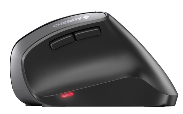 CHERRY MW 4500 Mouse wireless ergonomico, per destrorsi, inclinazione a 45°, nero, USB