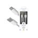Cavo da USB a Tipo-C 3A - 1,5 metri - Collezione POP - Bianco