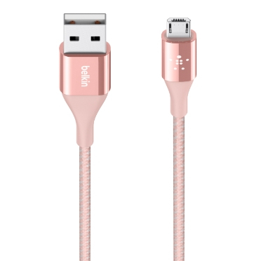 Belkin DuraTek Cable USB de 1,2 m USB 2.0 USB A Micro-USB B Dorado, Rosa