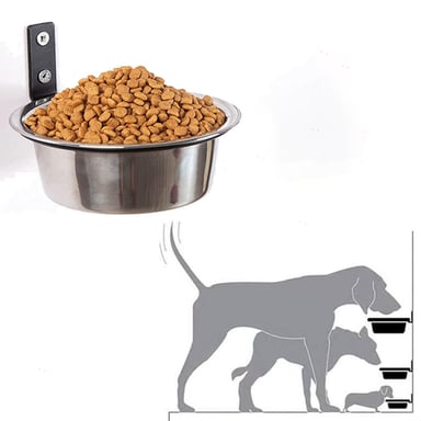 Gamelle murale pour animaux de compagnie  M