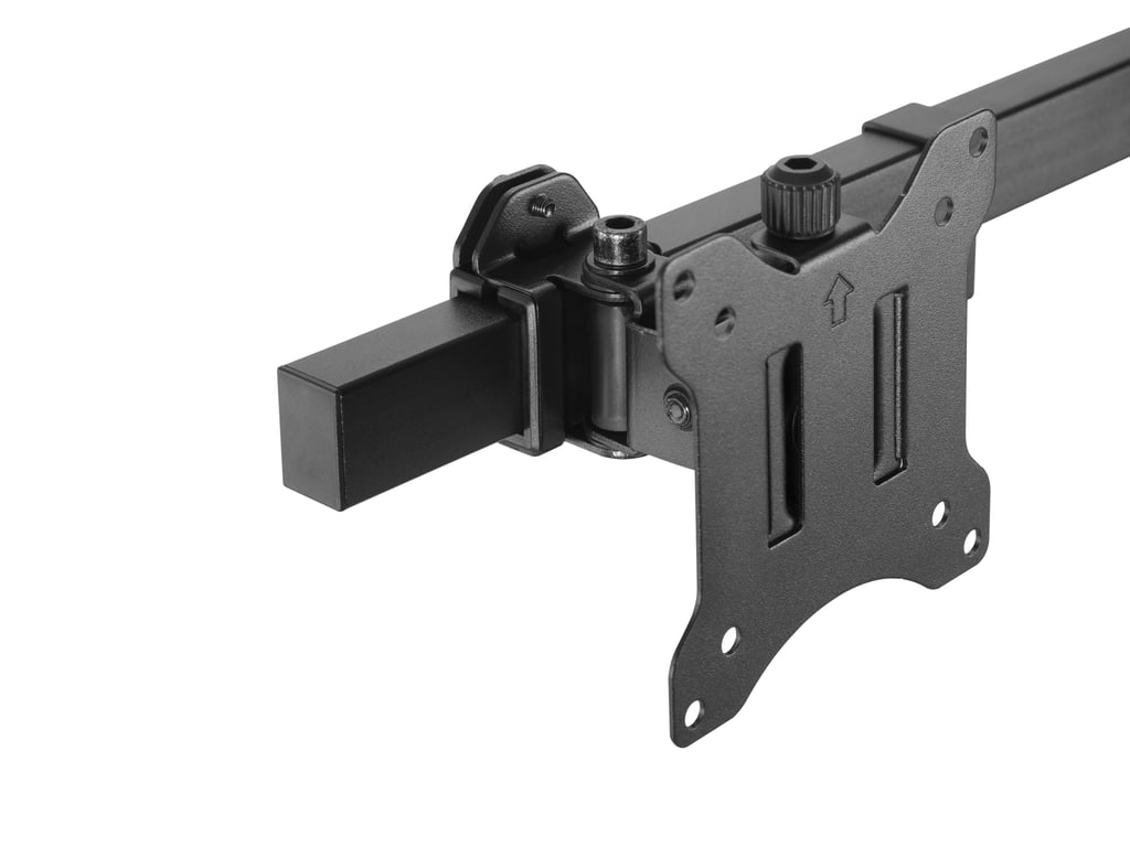 Support de bureau mobile EQUIP 650158 Pour trois écrans 17 32 Acier robuste Hauteur réglable - vue 4
