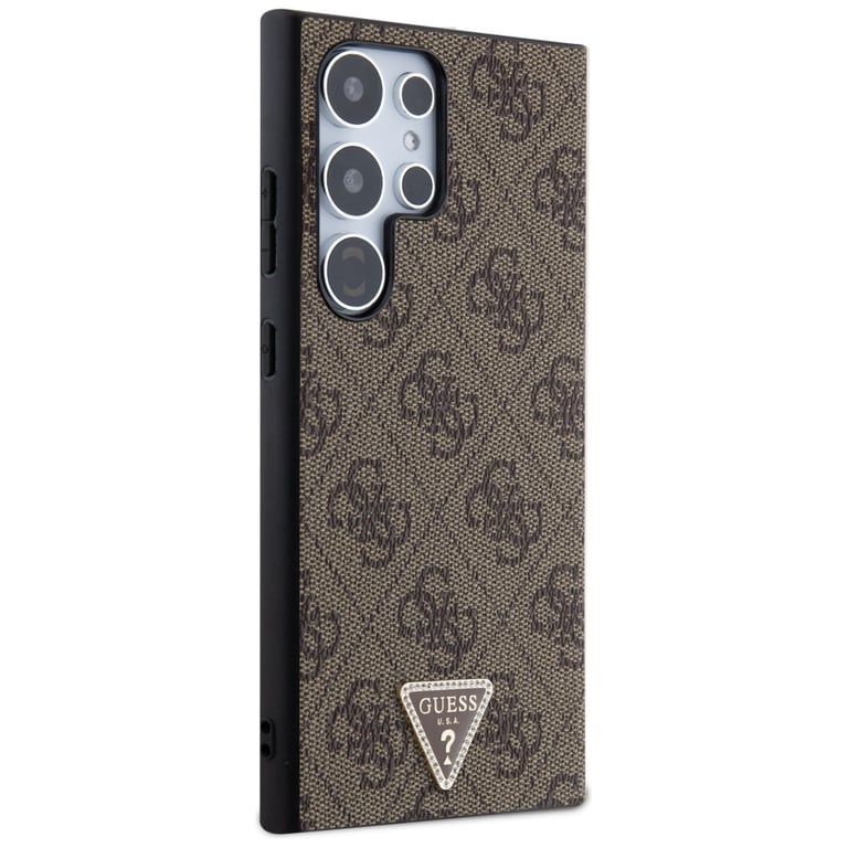 Coque pour téléphone Guess Grip Stand 4G Cuir écologique Sangle confortable - vue 3