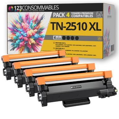 Lot De 4 Cartouches Brother LC1280XL Jaune, Magenta, Cyan, Noir - Originales, Neuves Scellées (sans Carton)