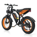 Bici elettrica VIPCOO VM6 All-Terrain con batteria rimovibile da 48 V 18,2 Ah