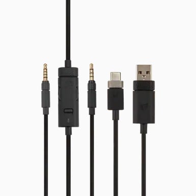 Corsair VIRTUOSO RGB Wireless XT Auriculares Inalámbrico y alámbrico Diadema Bluetooth Negro