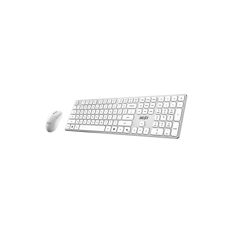 Kit Clavier Et Souris MSI FORGE K210 Wireless Combo – Sans Fil, AZERTY, Rechargeable